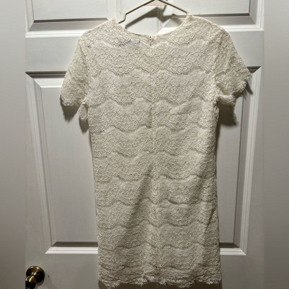lulus shift lace white dress​​ - Picture 7 of 12